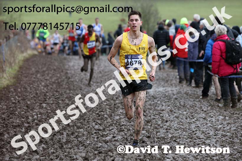 Senior mens 2018 British Inter Counties Cross Country Champs., Prestwold Hall, Loughborough. Photo: David T. Hewitson/Sports for All Pics